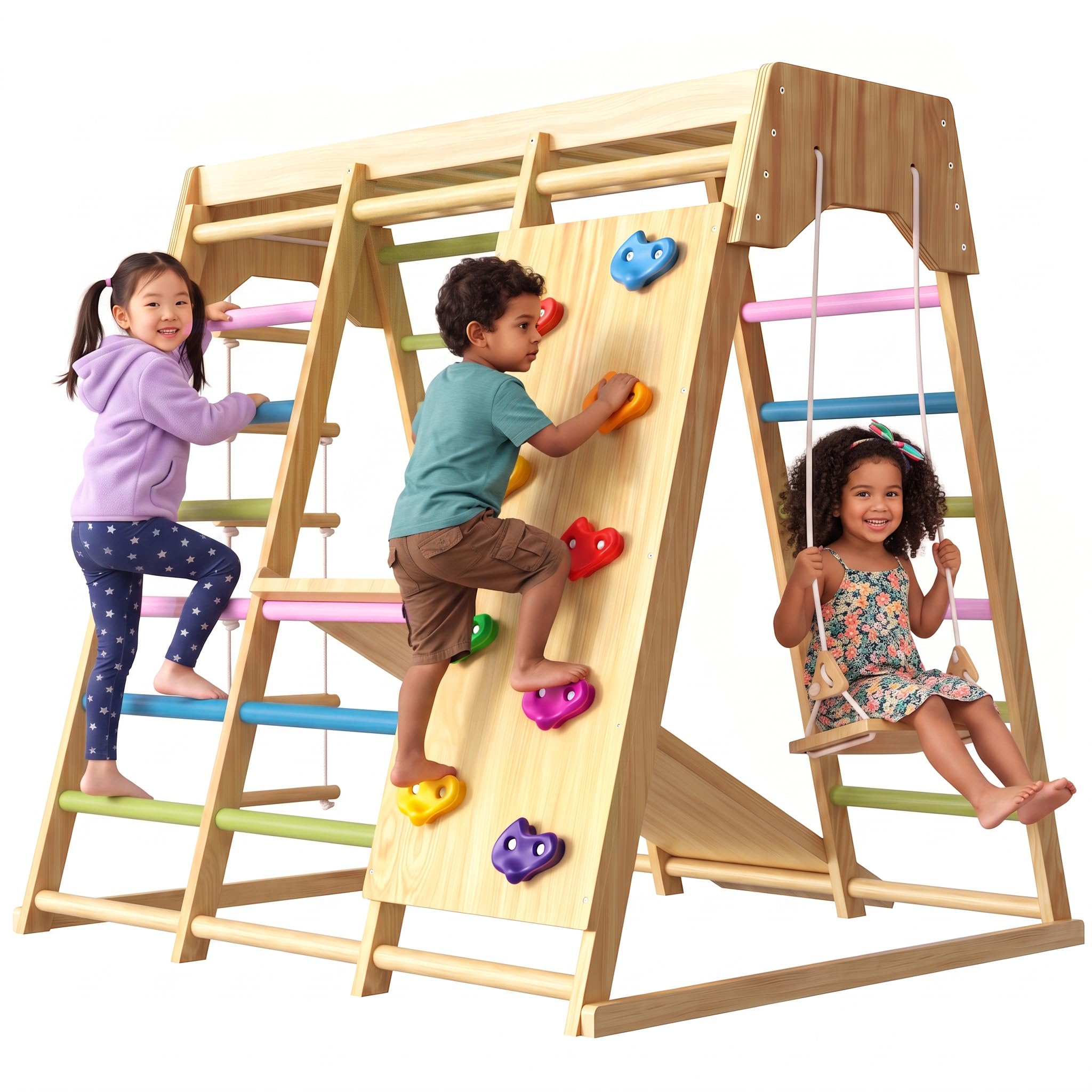 Amazon.com: Avenlur Magnolia Indoor Playground 7-in-1 Jungle Gym